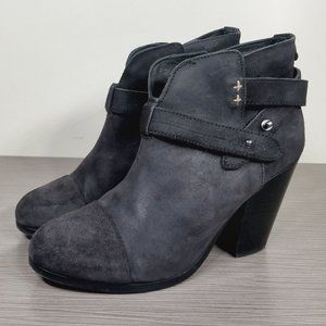 Rag & Bone Harrow Ankle Boot, Charcoal Nubuck
